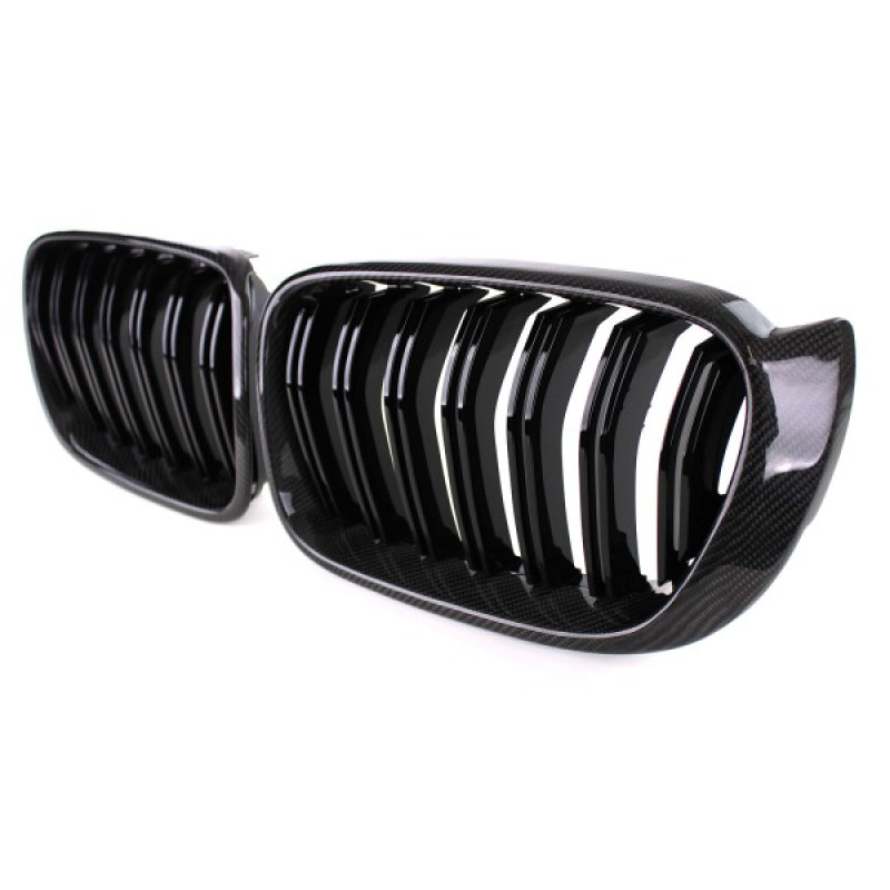 BMW X3 f25/X4 f26 (14-) grill, M-style, carbon