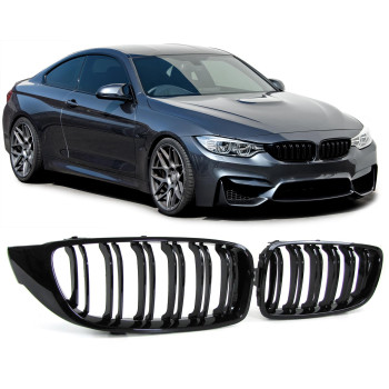 BMW f32/f33/f36/f82 (13-) reste, M-style, glancēti melnas