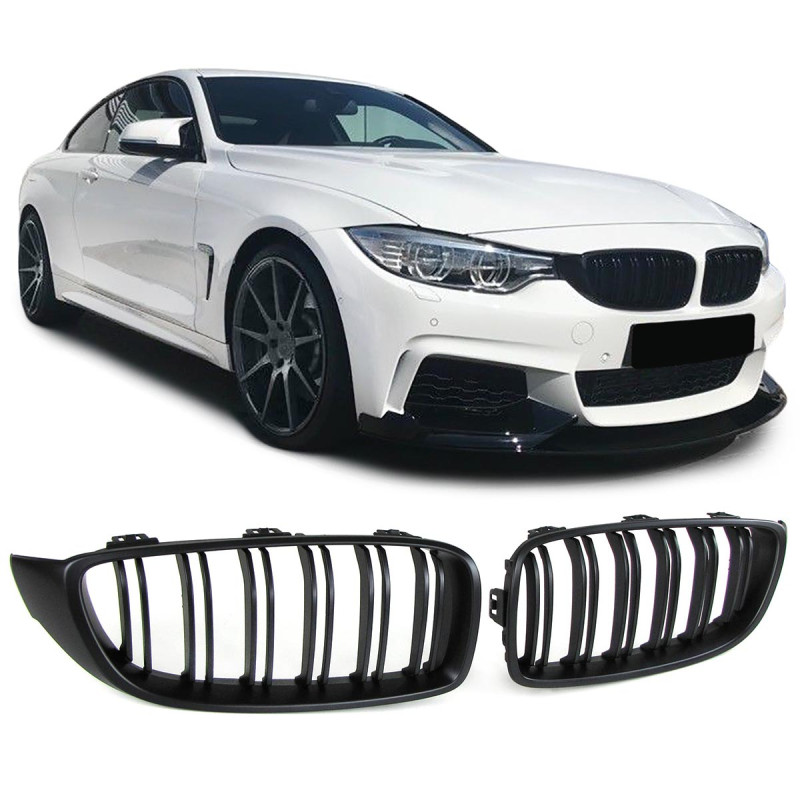 BMW f32/f33/f36/f82 (13-) reste, M-style, melnas