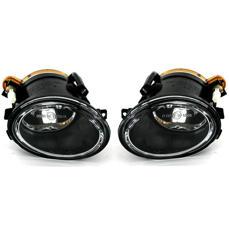BMW e39 (95-03), e46 (98-05) M-Pack miglas lukturi, hromēti