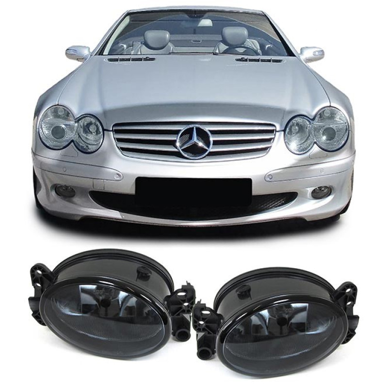 Mercedes miglas lukturi, tonēti