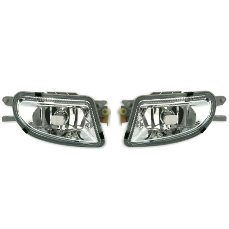 Mercedes w208 (00-02), w210 (99-02), r170 (96-00) miglas lukturi, hromēti