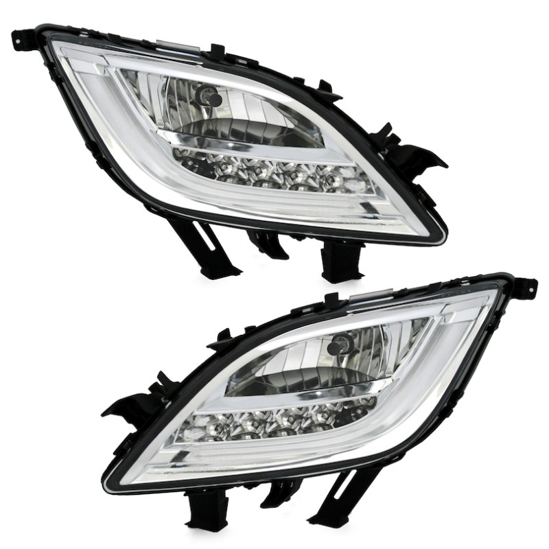 Opel Astra J (09-12) LED miglas lukturi, hromēti