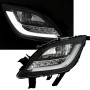 Opel Astra J (09-12) LED miglas lukturi, melni