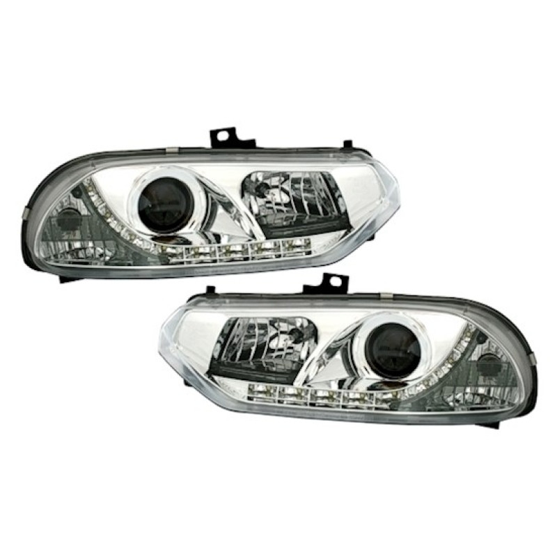Alfa Romeo 156 (97-03) LED lukturi, hromēti