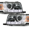 Audi 80 B4 (91-94) LED lukturi, hromēti