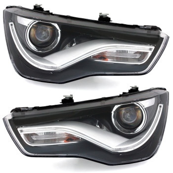 Audi A1 8X (10-) DRL lukturi, melni
