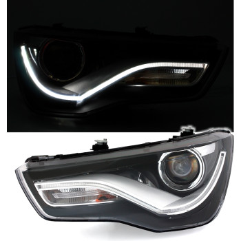 Audi A1 8X (10-) DRL lukturi, melni