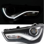 Audi A1 8X (10-) DRL lukturi, melni