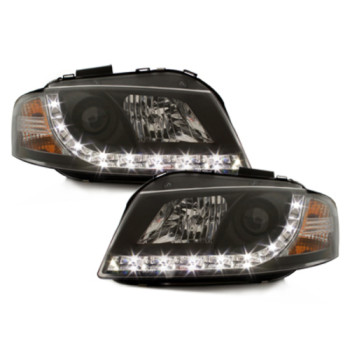 Audi A3 8P (03-08) DRL lukturi, melni