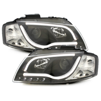 Audi A3 8P (03-08) DRL lukturi, melni