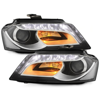 Audi A3 8PA (09-14) DRL lukturi, melni