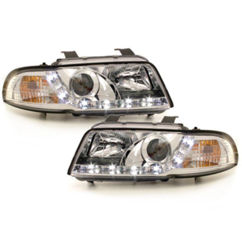 Audi A4 B5 (95-99) LED lukturi, hromēti