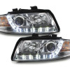 Audi A4 B6 (01-04) LED lukturi, hromēti