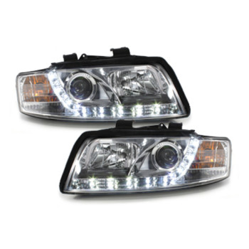 Audi A4 B6 (01-04) DRL lukturi, hromēti