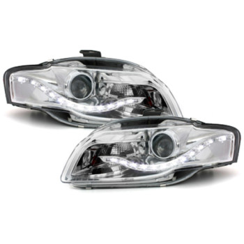 Audi A4 B7 (04-07) LED lukturi, hromēti
