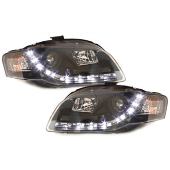 Audi A4 B7 (04-07) DRL lukturi, melni