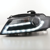 Audi A4 B8 (07-12) DRL lukturi, melni 2