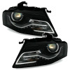Audi A4 B8 (07-12) DRL lukturi, melni