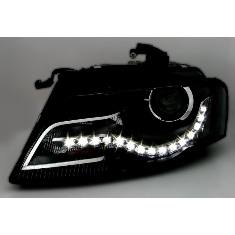 Audi A4 B8 (07-12) DRL lukturi, melni