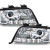 Audi A6 C5 (01-04) LED lukturi, hromēti