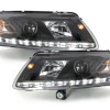 Audi A6 C6 (04-08) DRL, xenon lukturi, melni