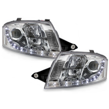 Audi TT 8N (98-05) DRL lukturi, hromēti