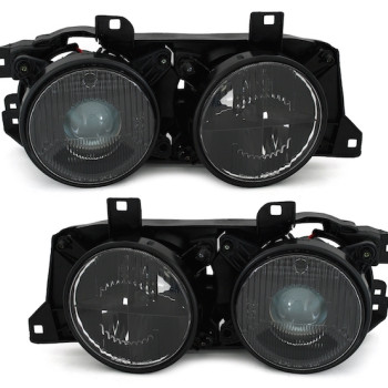 BMW e32/e34 (86-95) lukturi, melni ar krustiem