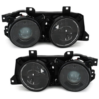 BMW e32/e34 (86-95) lukturi, melni ar krustiem