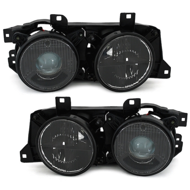 BMW e32/e34 (86-95) lukturi, melni ar krustiem