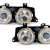 BMW e32/e34 (86-95) lukturi, hromēti
