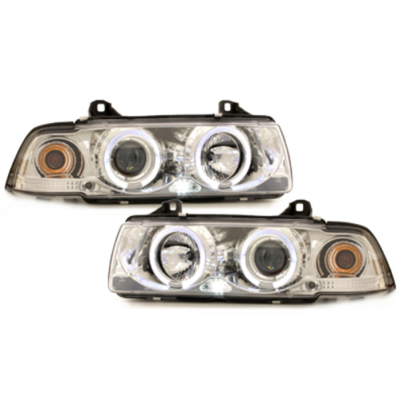 BMW e36 2D (91-98) lukturi, hromēti