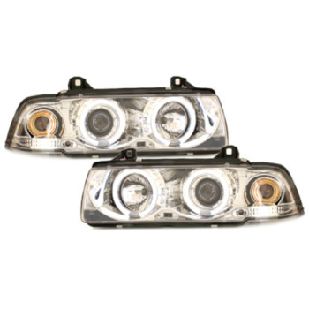 BMW e36 2D (91-98) CCFL lukturi, hromēti