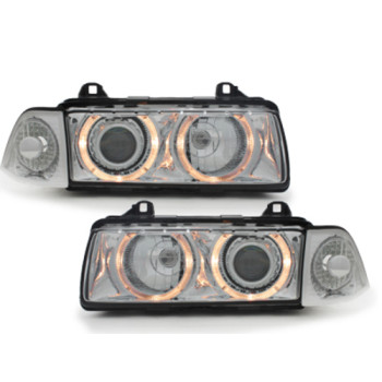 BMW e36 2D (91-98) lukturi, hromēti