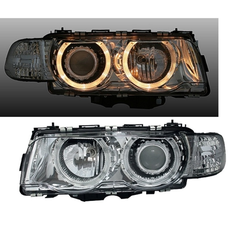 BMW e38 (99-01) xenon lukturi, hromēti