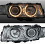 BMW e38 (99-01) xenon lukturi, hromēti