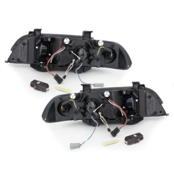 BMW e39 (95-00) CCFL lukturi, melni