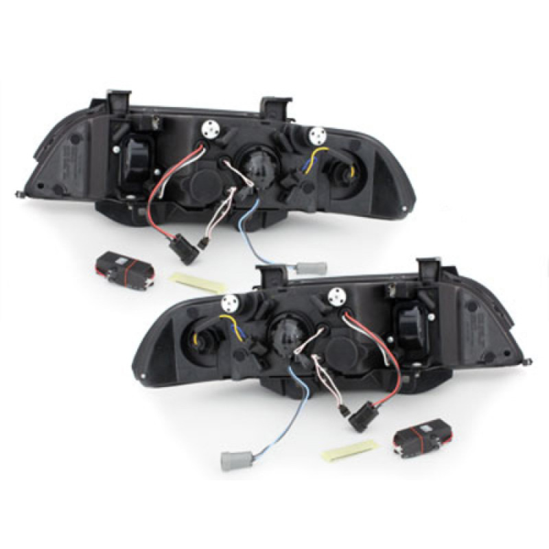 BMW e39 (95-00) CCFL lukturi, melni