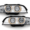 BMW e39 (95-00) xenon lukturi, hromēti