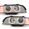 BMW e39 (95-00) lukturi, LED pagriezienu rādītāji, hromēti