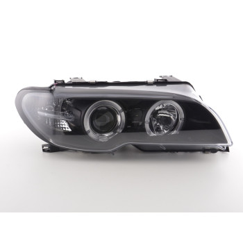 BMW e46 2D (03-06) CCFL lukturi, melni 2