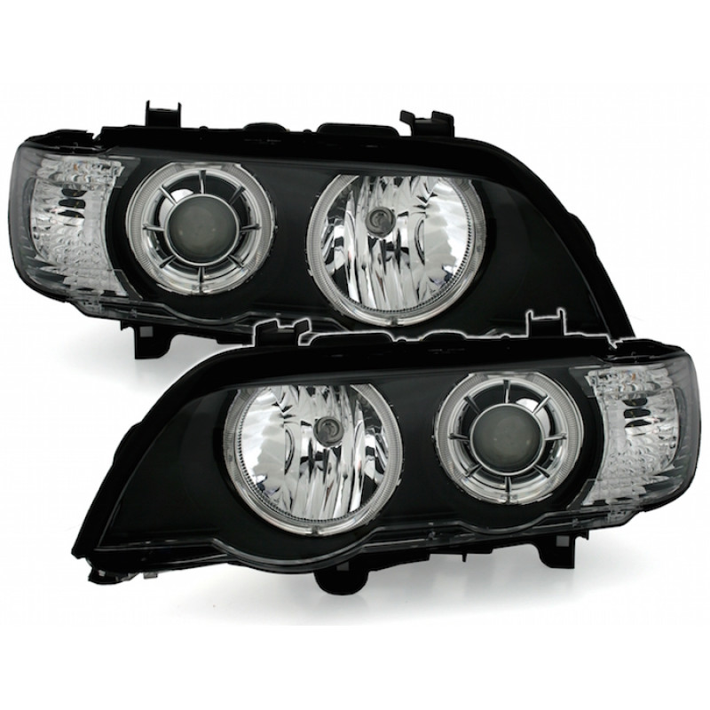BMW X5 e53 (99-04) LED lukturi, melni