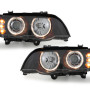 BMW X5 e53 (99-04) xenon lukturi, LED pagriezienu rādītāji, melni