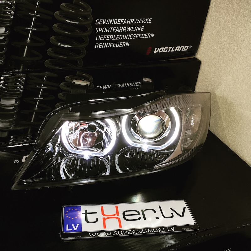 BMW e90/e91 (05-11)  LED lukturi, melni