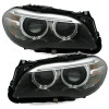 BMW f10/f11 (10-13) xenon, LCI-look lukturi, melni