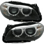 BMW f10/f11 (10-13) xenon, LCI-look lukturi, melni