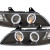 BMW Z3 (95-02) CCFL lukturi, melni