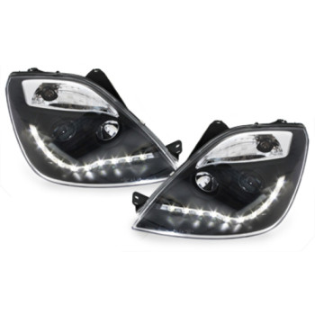 Ford Fiesta (02-08) LED lukturi, melni
