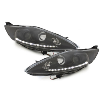 Ford Fiesta (08-) DRL lukturi, melni