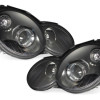 Mercedes c203 (01-08) headlights, black